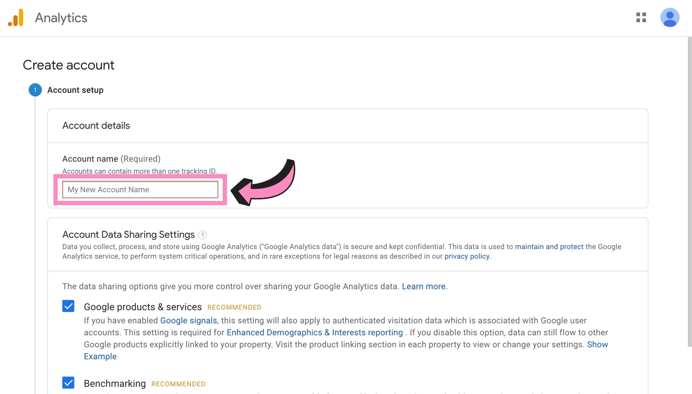 how to set up a google analytics account - 03