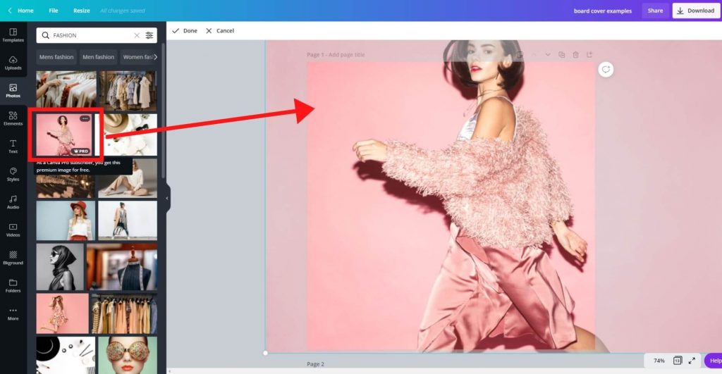 14 make a board cover pinterest canva
