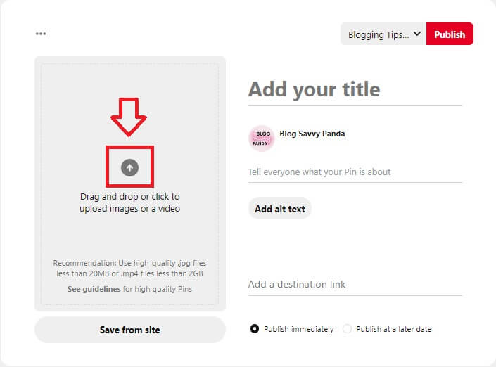 upload pin 2