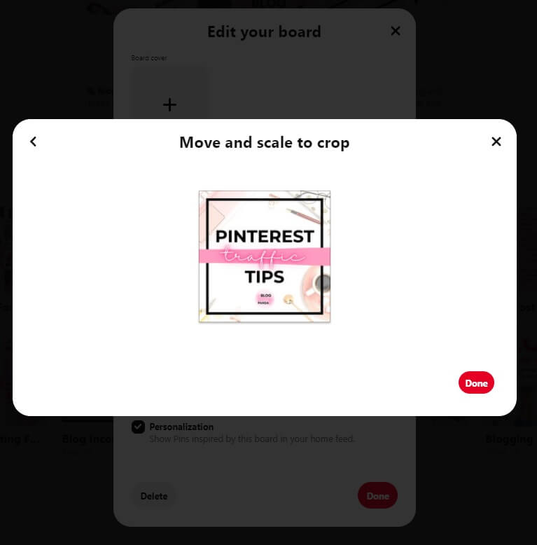 upload pinterest board covers on Pinterest 6