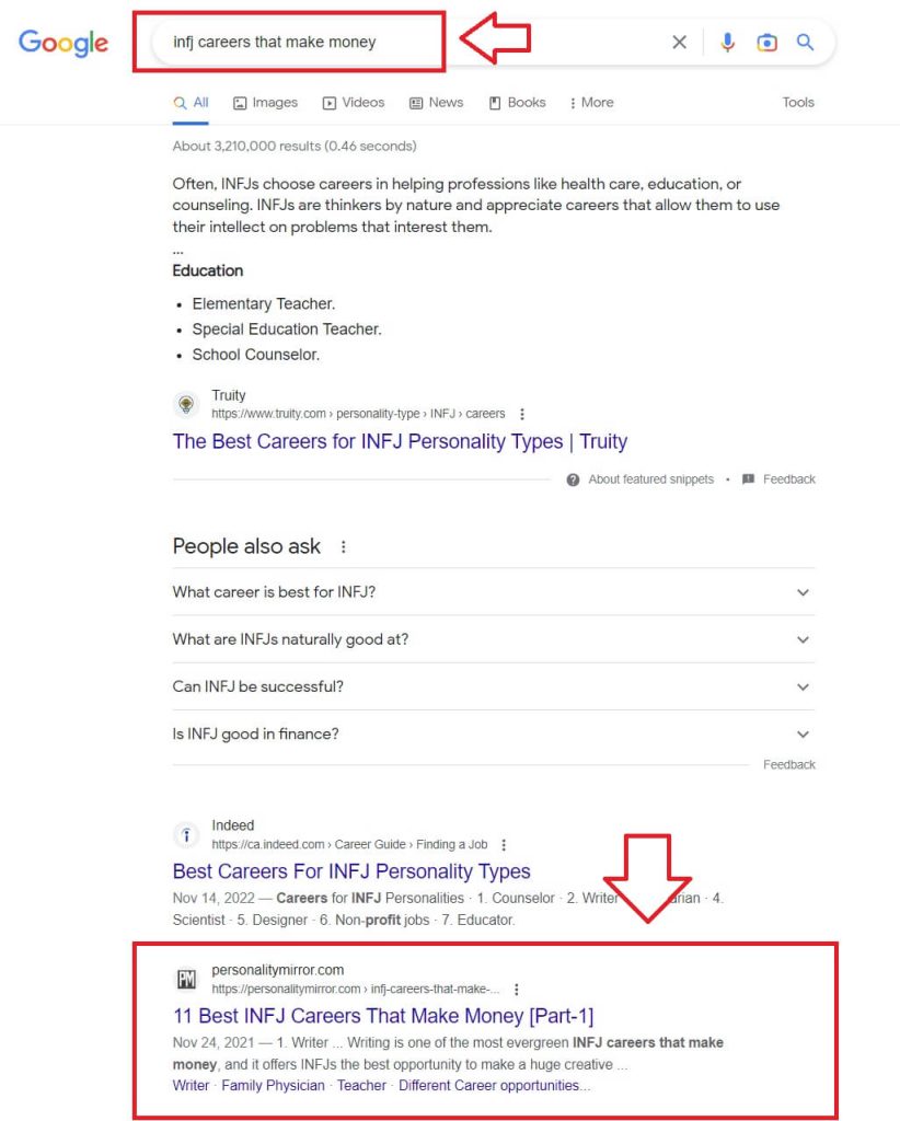infj-careers-that-make-money-google-SERP